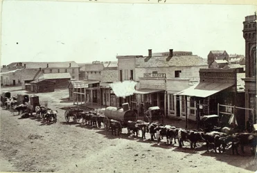 Calle Larimer, Denver, Colorado, 1862